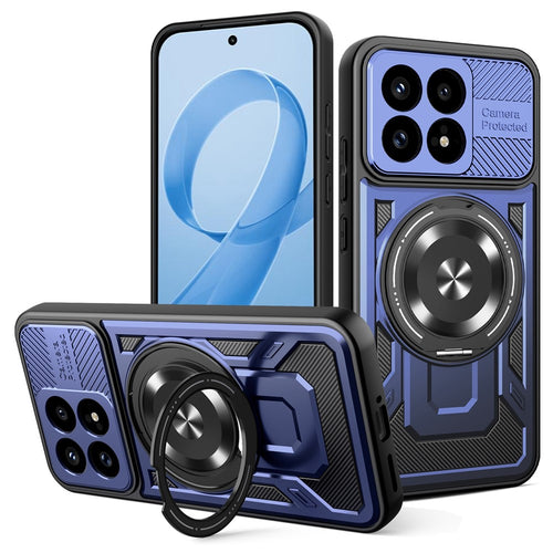 Husa pentru Xiaomi POCO F8 Pro, Techsuit RuggedCam, albastru