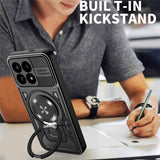 Husa pentru Xiaomi POCO F8 Pro, Techsuit RuggedCam, albastru