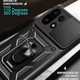 Husa pentru OnePlus 15R, Techsuit CamShield Series, albastru