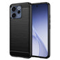 Husa pentru OPPO Reno15 F, Techsuit Carbon Silicone, negru
