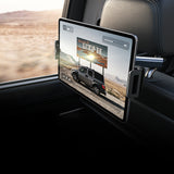 Suport auto Lisen (YL0221030002), pentru Telefon, Tablet up to 12.9, Headrest Suport, Reglabil, Sigur fit, negru