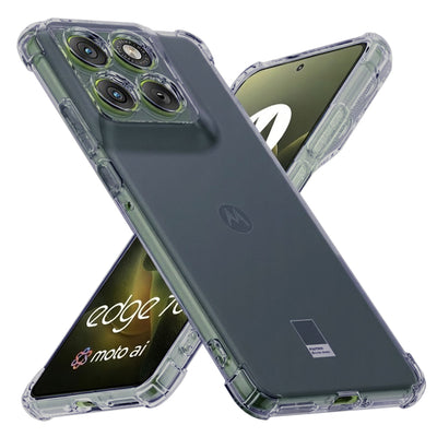 Husa pentru Motorola Edge 70, Techsuit Shockproof Clear Silicone, fumuriu