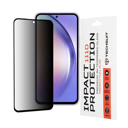 Folie de protectie pentru Samsung Galaxy A54, Techsuit 111D Privacy Full Glue