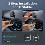 Suport auto Lisen (YL0222060002), MagSafe, pentru Grila ventilatie, Universal, Multi-Angle Adjustment, Secure Fit, N52 Magnets, negru
