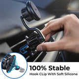 Suport auto Lisen (YL0222060002), MagSafe, pentru Grila ventilatie, Universal, Multi-Angle Adjustment, Secure Fit, N52 Magnets, negru