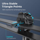 Suport auto Lisen (YL0222060002), MagSafe, pentru Grila ventilatie, Universal, Multi-Angle Adjustment, Secure Fit, N52 Magnets, negru