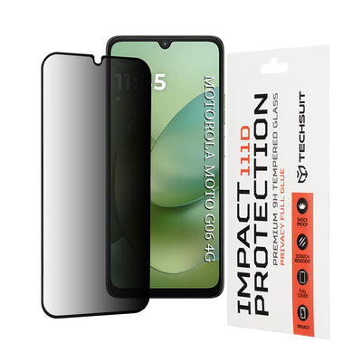 Folie de protectie pentru Motorola Moto G06, Techsuit 111D Privacy Full Glue