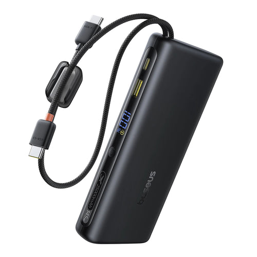 Baterie Externa Baseus Enerfill FC41 (E0028H03), Incarcare Rapida, Afisaj Digital, 145W, 25000mAh, Negru