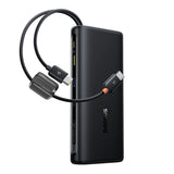 Baterie Externa Baseus Enerfill FC41 (E0028N03), Dual USB-C Cables, Incarcare Rapida, Afisaj Digital, 100W, 20000mAh