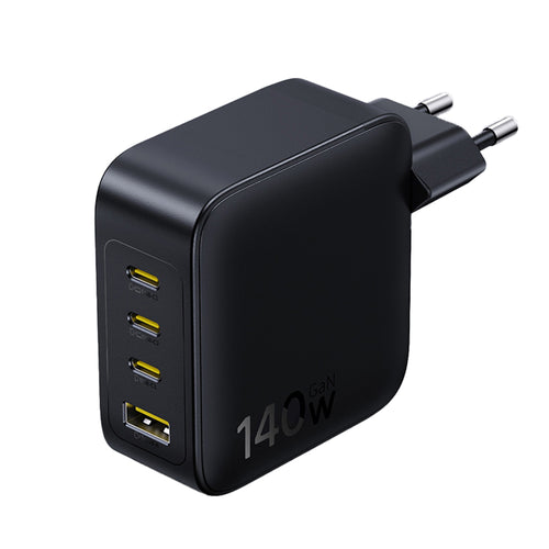 Incarcator retea Baseus EnerFill FH11 (E0121J00), 3x USB-C, 1x USB-A, 140W, GaN Technology, Incarcare rapida, negru
