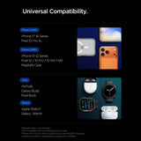 Incarcator wireless Spigen Essential EF323MQ (ACH10398), MagSafe, Incarcare rapida, Qi2.2, 3in1, Pliabil, 25W, negru
