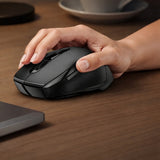 Mouse wireless Yesido Mouse wireless (KB45), 2.4G Connection, 800 / 1200 / 1600 DPI, Low Noise, negru