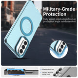 Husa pentru Samsung Galaxy A37 5G, Techsuit CandyCase MagSafe, alb