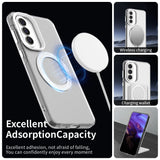 Husa pentru Samsung Galaxy A37 5G, Techsuit CandyCase MagSafe, alb