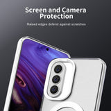 Husa pentru Samsung Galaxy A37 5G, Techsuit CandyCase MagSafe, alb