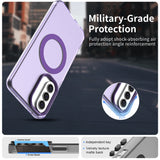 Husa pentru Samsung Galaxy A57 5G, Techsuit CandyCase MagSafe, alb