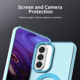 Husa pentru Samsung Galaxy A57 5G, Techsuit CandyCase MagSafe, alb