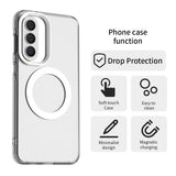 Husa pentru Samsung Galaxy A57 5G, Techsuit CandyCase MagSafe, alb