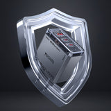 Incarcator retea Yesido Incarcator retea (YC101), USB, 2x Type-C, GaN, Incarcare rapida, 65W, 5V/3A, CE, FCC, Rohs, VO, negru