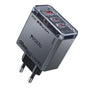 Incarcator retea Yesido Incarcator retea (YC101), USB, 2x Type-C, GaN, Incarcare rapida, 65W, 5V/3A, CE, FCC, Rohs, VO, negru