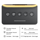 Incarcator wireless Yesido (DS37), Incarcare rapida, pentru iPhone, AirPods, Earbuds, Soft Night Light, 25W, negru