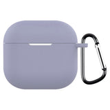 Husa casti pentru AirPods 4, Techsuit Silicone Case Smooth Ultrathin Material Lavender, mov