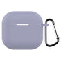 Husa casti pentru AirPods 4, Techsuit Silicone Case Smooth Ultrathin Material Lavender, mov