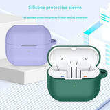 Husa casti pentru AirPods 4, Techsuit Silicone Case Smooth Ultrathin Material Lavender, mov