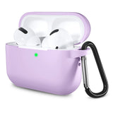 Husa casti pentru AirPods Pro 1/2, Techsuit Silicone Case Smooth Ultrathin Material, gri