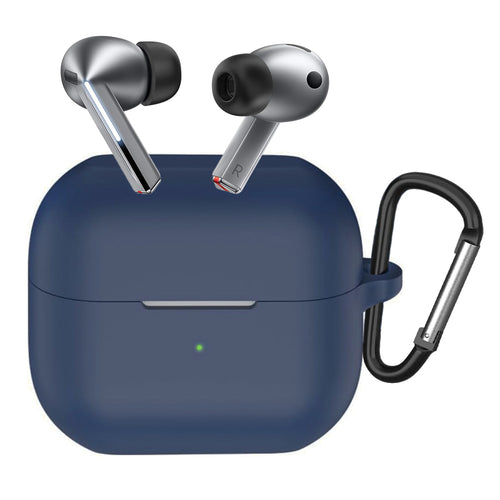 Husa pentru pentru Samsung Galaxy Buds 3 / 3 Pro / 3 FE, Smooth Ultrathin Material, Techsuit, bleumarin