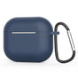 Husa casti pentru AirPods 4, Techsuit Silicone Case Smooth Ultrathin Material Navy