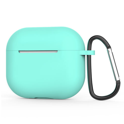 Husa casti pentru AirPods 4, Techsuit Silicone Case Smooth Ultrathin Material Turquoise, turcoaz