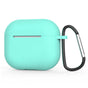 Husa casti pentru AirPods 4, Techsuit Silicone Case Smooth Ultrathin Material Turquoise, turcoaz