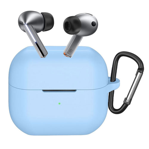 Husa pentru pentru Samsung Galaxy Buds 3 / 3 Pro / 3 FE, Smooth Ultrathin Material, Techsuit, bleu