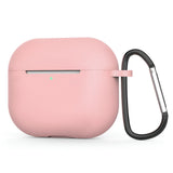 Husa casti pentru AirPods 4, Techsuit Silicone Case Smooth Ultrathin Material Dark, roz