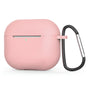 Husa casti pentru AirPods 4, Techsuit Silicone Case Smooth Ultrathin Material Dark, roz