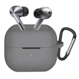 Husa pentru pentru Samsung Galaxy Buds 3 / 3 Pro / 3 FE, Smooth Ultrathin Material, Techsuit, bleu