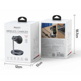 Incarcator wireless 3in1 Yesido (DS40), pentru Phone, Earphone, Watch cu Touch Switch, Fan, Qi2.2, 25W, Type-C Cable, negru