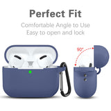 Husa casti pentru AirPods 4, Techsuit Silicone Case Smooth Ultrathin Material