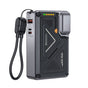 Baterie externa Yesido (YP89), Magnetic, Incarcare rapida, USB, Lightning, Type-C, Integrat Stand, LED Lights, 10000mAh, 22.5W, gri