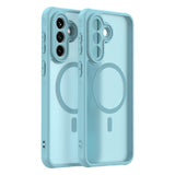 Husa pentru Samsung Galaxy A37 5G, Techsuit HaloFrost II MagSafe, verde menta