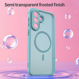 Husa pentru Samsung Galaxy A37 5G, Techsuit HaloFrost II MagSafe, verde menta
