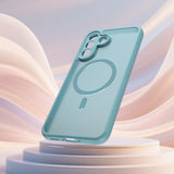 Husa pentru Samsung Galaxy A37 5G, Techsuit HaloFrost II MagSafe, verde menta