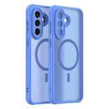 Husa pentru Samsung Galaxy A37 5G, Techsuit HaloFrost II MagSafe, albastru