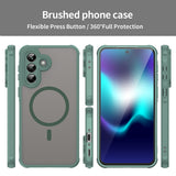 Husa pentru Samsung Galaxy A37 5G, Techsuit HaloFrost II MagSafe, auriu