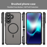 Husa pentru Samsung Galaxy A37 5G, Techsuit HaloFrost II MagSafe, auriu