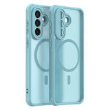 Husa pentru Samsung Galaxy A57 5G, Techsuit HaloFrost II MagSafe, verde menta
