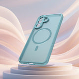 Husa pentru Samsung Galaxy A57 5G, Techsuit HaloFrost II MagSafe, verde menta