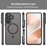 Husa pentru Samsung Galaxy A57 5G, Techsuit HaloFrost II MagSafe, auriu
