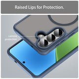 Husa pentru Samsung Galaxy S26 Plus, Techsuit HaloFrost II MagSafe, bleumarin